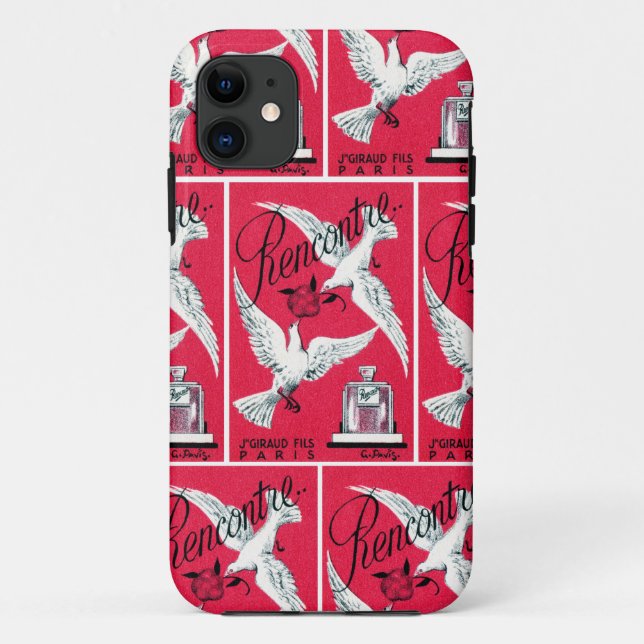 1920 Rencontre Perfume Case-Mate iPhone Case (Back)