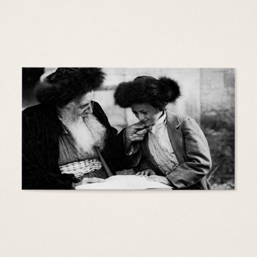 1920 Studying the Torah, black + white (Front)