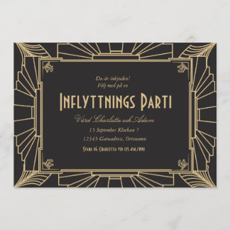 1920-teman inflyttningsfest inbjudan invitation