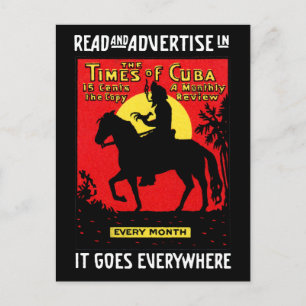 1920 The Times of Cuba Postcard