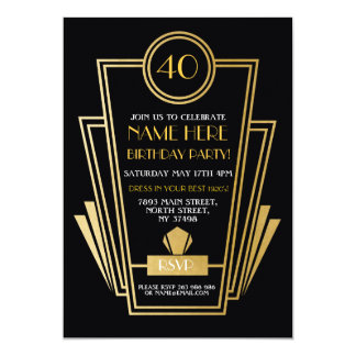 1920S Birthday Party Invitations 9