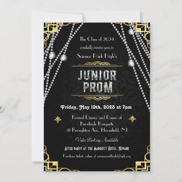 Jr Prom Invitations