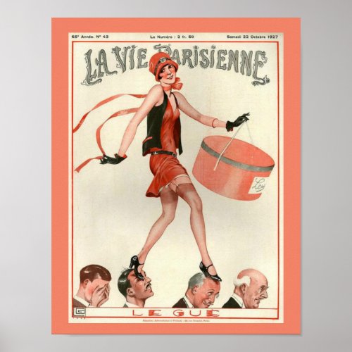 1920s Art Deco La Vie Parisienne Poster