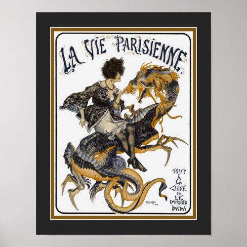 1920s Art Deco La Vie Parisienne  Poster  Edit