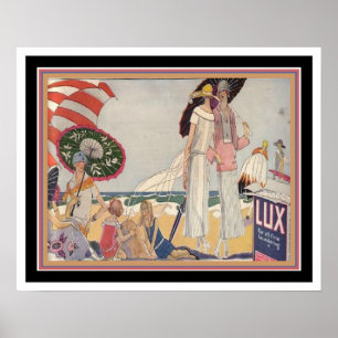 1920's Art Deco Lux Ad Print 16x20