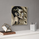 1920s Art Deco Square Wall Clock<br><div class="desc">Contemporary: Art Deco/Art Nouveau Style Square Wall Clock
Embrace the elegance of the Roaring Twenties with this stunning Wall Clock, a perfect blend of contemporary Art Deco and Art Nouveau styles.</div>