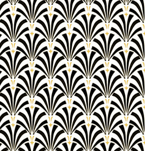 Art Deco Shower Curtains Zazzle 1920s Art Deco Vintage Black White Palmettos Shower Curtain