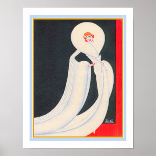 1920's Art Deco Ziegfeld Follies Poster