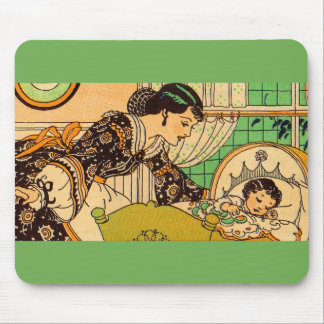 1920s beautiful mother and baby mouse pad
