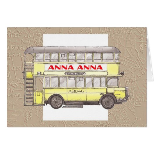 1920s Berlin Bus Cards (Front Horizontal)