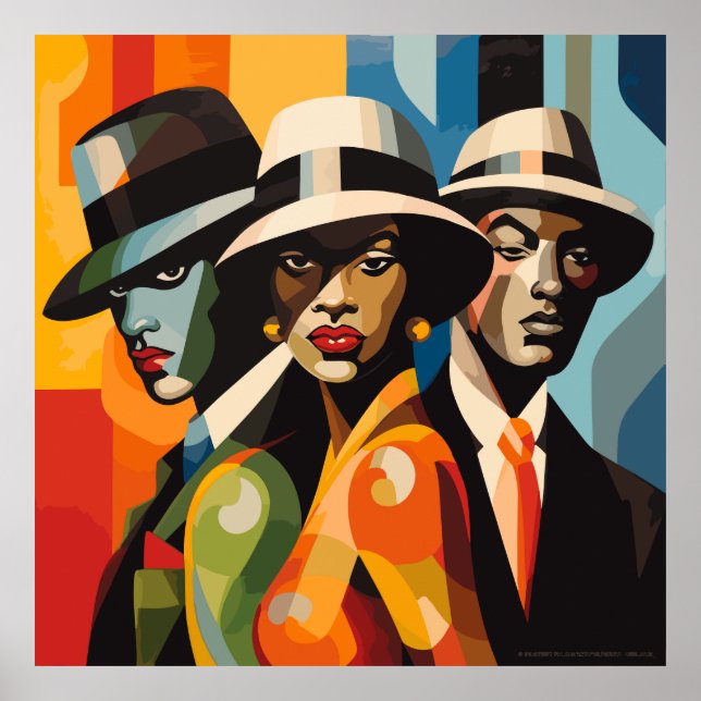 1920s Black Culture Revived: Pop Art Poster (Front)