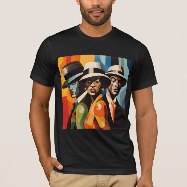 1920s Black Culture Revived: Pop Art T-Shirt (Front)
