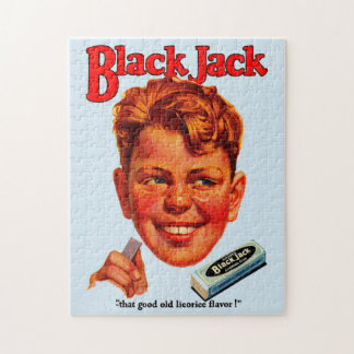 1920s Black Jack gum ad Jigsaw Puzzle