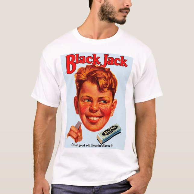 1920s Black Jack gum ad T-Shirt (Front)