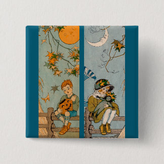 1920s boy and girl in autumn button