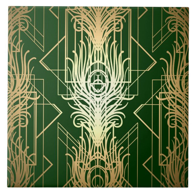 1920s ceramic tile (Front)