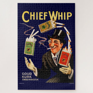1920s Chief Whip cigarettes ad Jigsaw Puzzle