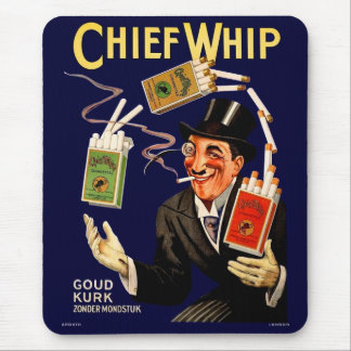 1920s Chief Whip cigarettes ad Mouse Pad