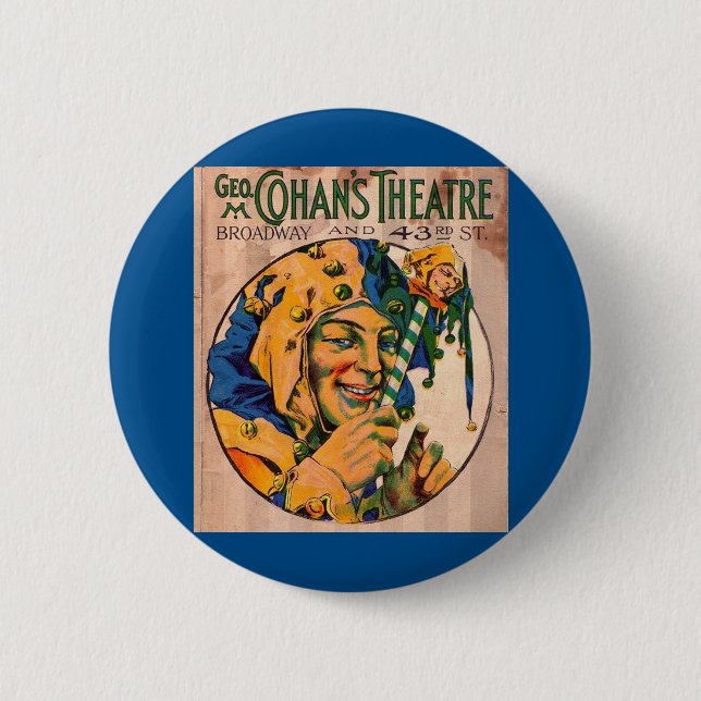 1920s Cohan’s Theatre playbill cover Button (Front)