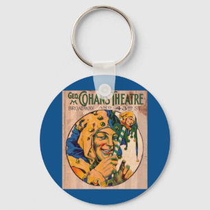 1920s Cohan’s Theatre playbill cover Keychain