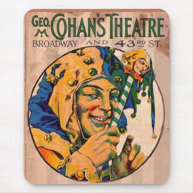 1920s Cohan’s Theatre playbill cover Mouse Pad (Front)