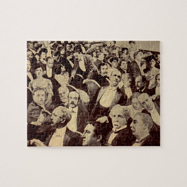 1920s crowd scene jigsaw puzzle (Horizontal)