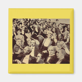 1920s crowd scene magnet