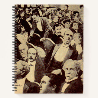 1920s Crowd Scene Notebook