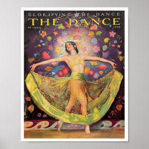 1920S DANCE MAGAZINE COVER POSTER