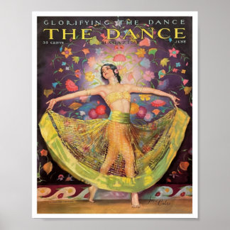 1920S DANCE MAGAZINE COVER POSTER