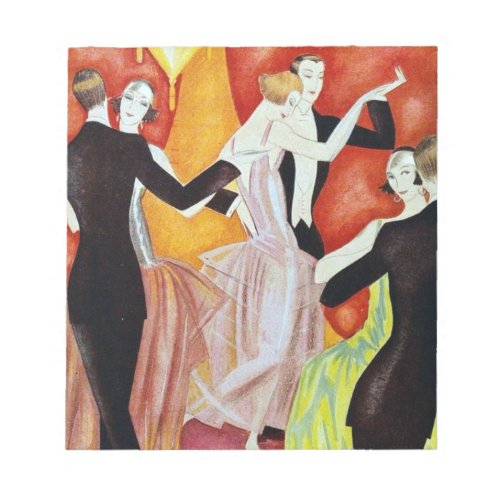 1920s Dancing Couples Notepad