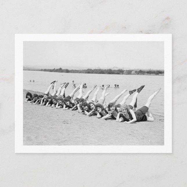 1920s Dancing Girls Postcard (Front)