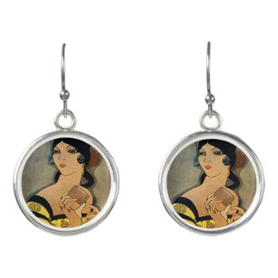 1920's Design Earrings