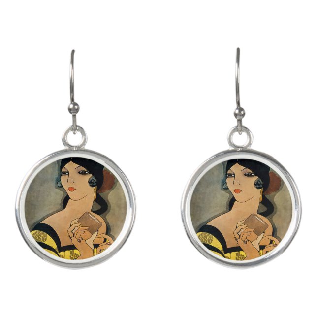 1920's Design Earrings (Front)