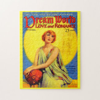 1920s Dream World magazine cover Jigsaw Puzzle