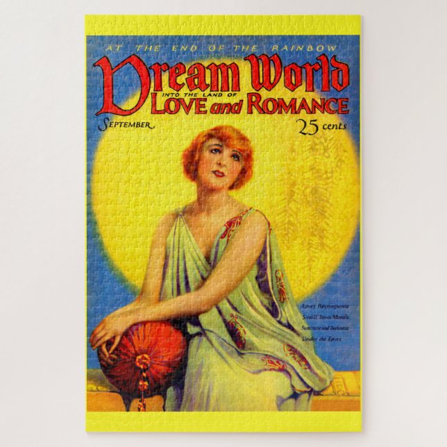 1920s Dream World magazine cover Jigsaw Puzzle (Vertical)