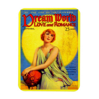 1920s Dream World magazine cover Magnet