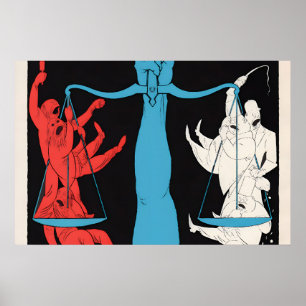 1920s Election Poster DDP Against dictatorshi