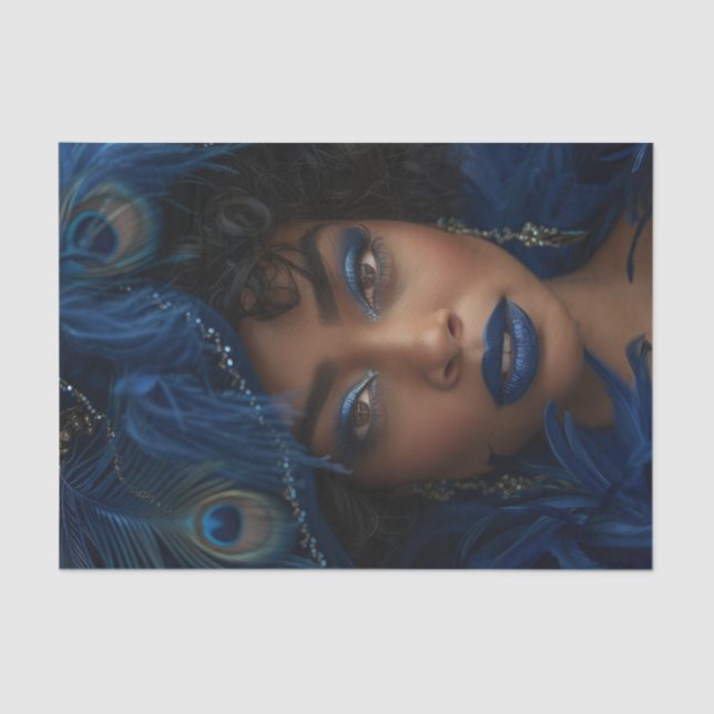 1920's Flapper Girl12 Tissue Paper (Front)