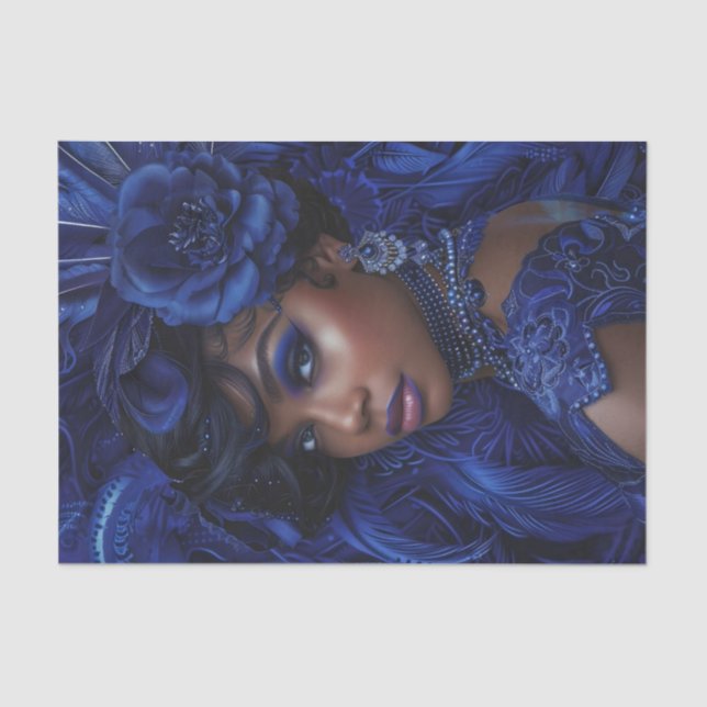 1920's Flapper Girl13 Tissue Paper (Front)