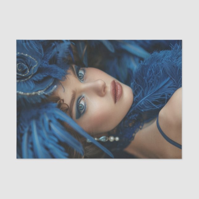 1920's Flapper Girl21 Tissue Paper (Front)