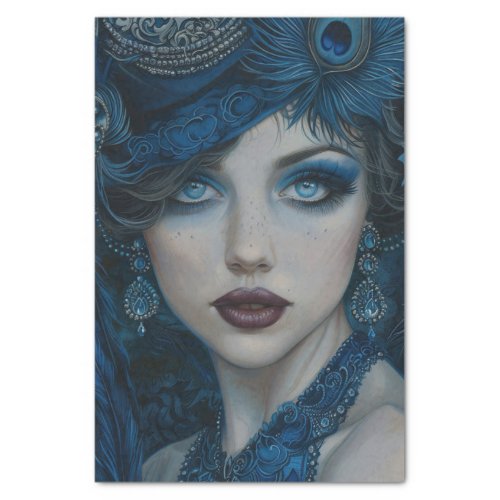 1920s Flapper Girl31 Tissue Paper