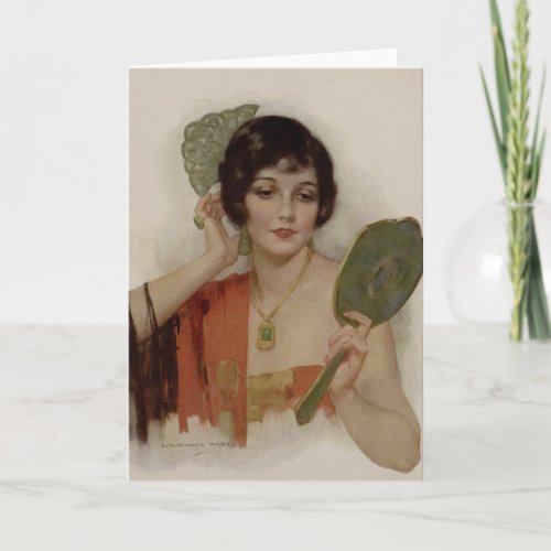 1920s Flapper Girl Beautiful  Invitation