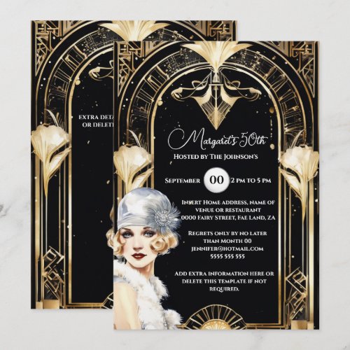 1920's flapper girl roaring twenties art deco chic