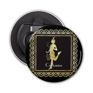 1920's Flapper Girl Thunder_Cove Bottle Opener