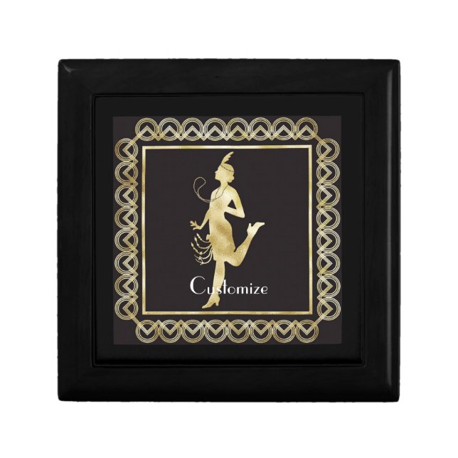 1920's Flapper Girl Thunder_Cove  Gift Box (Front)