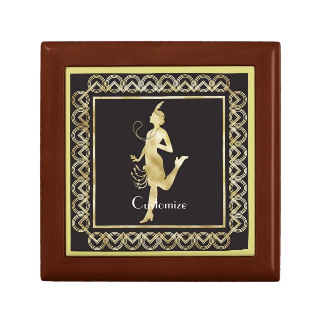 1920's Flapper Girl Thunder_Cove  Gift Box (Front)