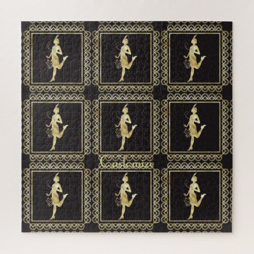 1920s Flapper Girl Thunder_Cove   Jigsaw Puzzle