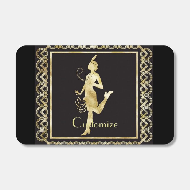 1920's Flapper Girl Thunder_Cove Matchboxes (Front)