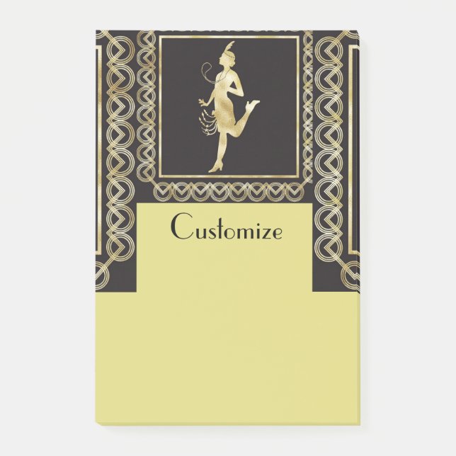 1920's Flapper Girl Thunder_Cove Post-it Notes (Front)